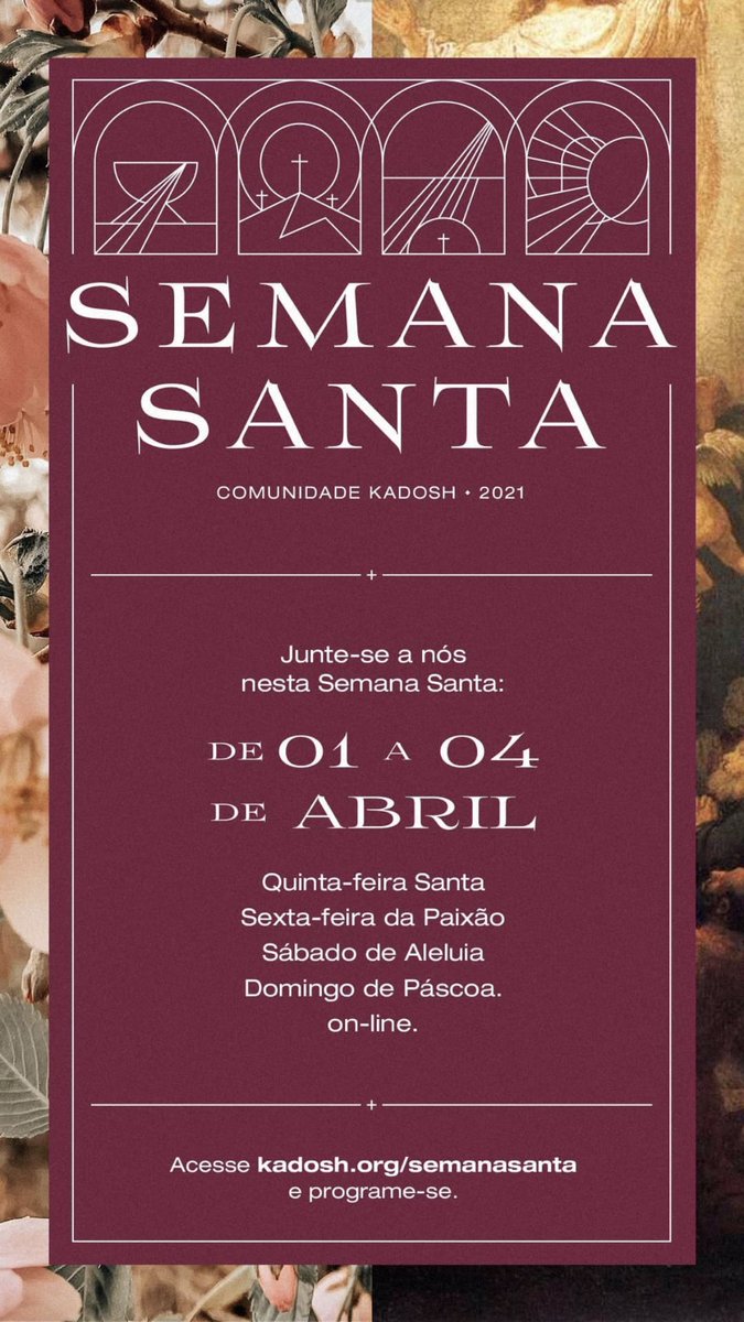 Escolhas determinam caminhos, Deus determina chegadas. ☁️

Kadosh.org/semanasanta