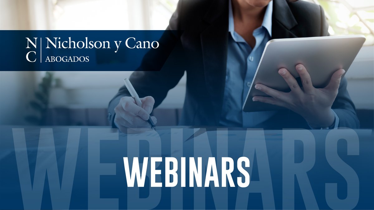 #NyCEducation
Si hay algo que el 2020 nos dejó, fue aprender a convivir con la virtualidad. Por eso, desde Nicholson y Cano implementamos los #NyCWebinars: capacitaciones online periódicas sobre diversos temas de interés para clientes y colegas.
+ info -> nicholsonycano.com.ar/webinars/