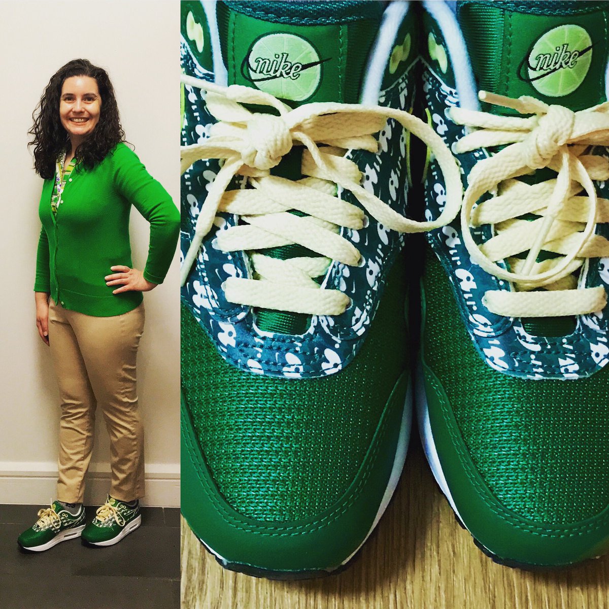 Storm24Jenkins's tweet photo. Photoshoot Fresh theme is Spring Forward! Rocking the Limeades @Nike @goatapp w/tropical button up @nyandcompany tan pants @OldNavy & dipped into the archives for this @JoeFresh @jcpenney cardigan Drop a comment what kicks ur rocking this spring ! #swaggability https://t.co/GInwe2dGqj