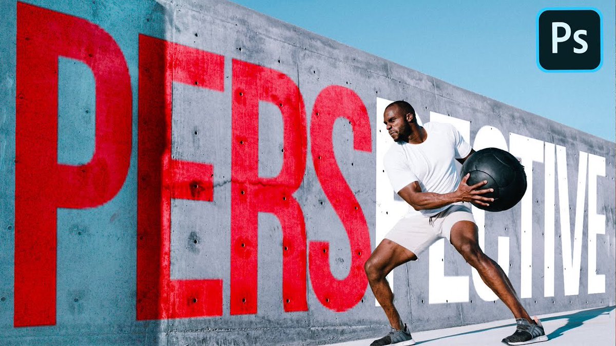 Enjoy making this perspective text effect! 😍youtu.be/xgjoZW-8F80 #photoshop