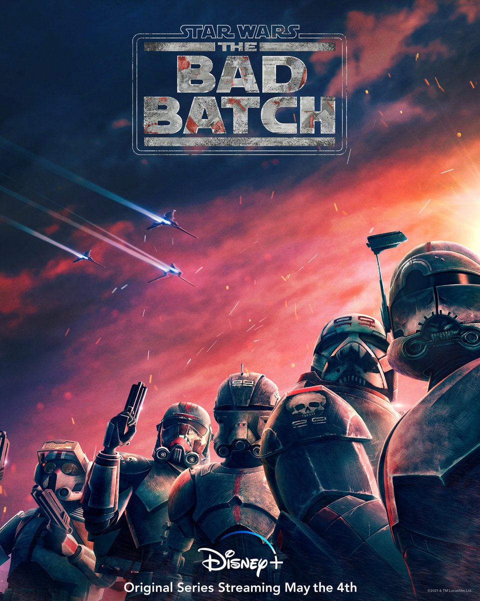 Star Wars: <a href="/TheBadBatch/">Star Wars: The Bad Batch</a>, an Original Series, arrives May the 4th on #DisneyPlus. #TheBadBatch