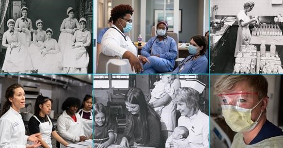 SpectrumHealth's tweet photo. Inspiring women are everywhere, including here, at Spectrum Health. Our history is full of courageous women advocating, caring, leading and collaborating. #WomensHistoryMonth #WomenInLeadership #TeamSpectrumHealth https://t.co/g2Nq2JXPSi