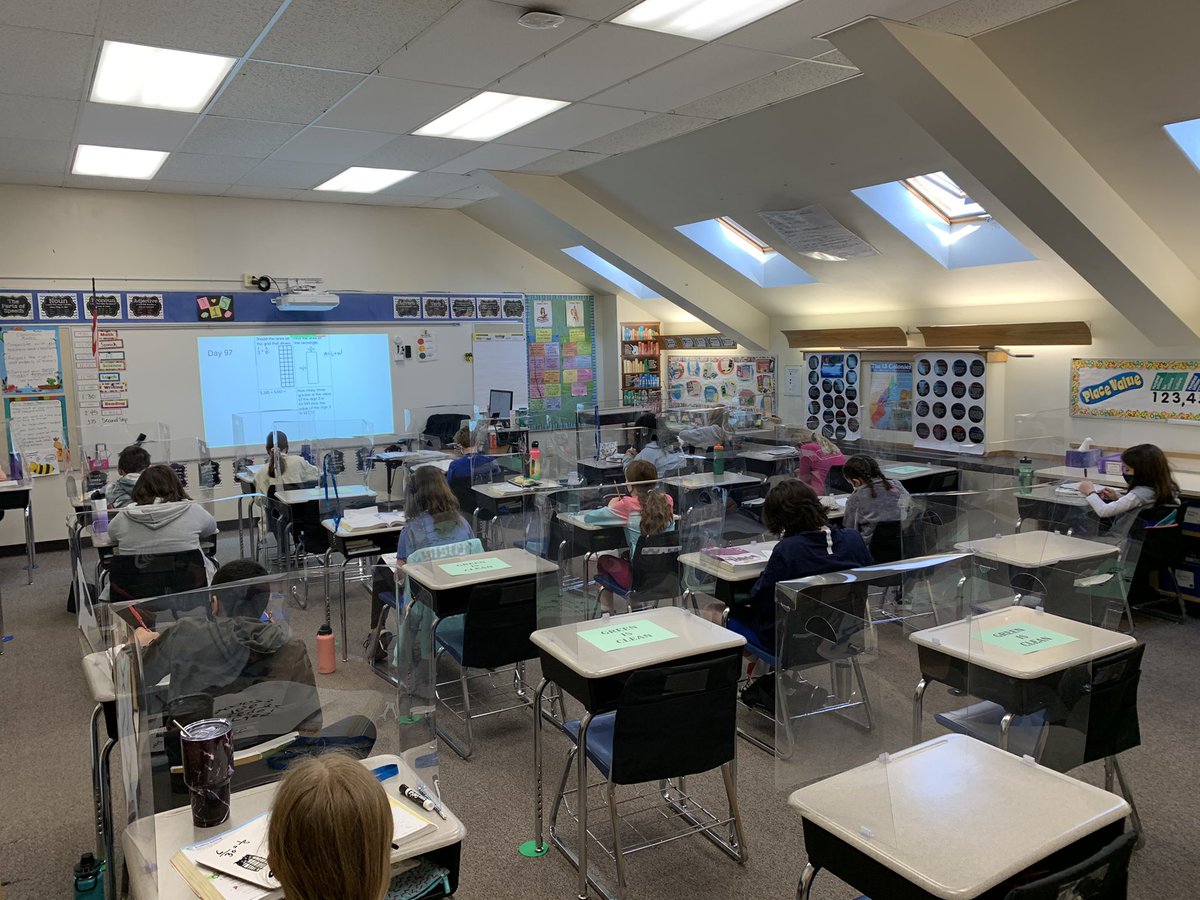 It feels great to have more kids in the classroom again!  <a href="/RooseveltD64/">RooseveltD64</a> #engaged64