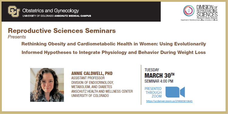 Please join us today for our RSS Seminar - Dr. Annie Caldwell presenting. Rethinking Obesity and Cardiometabolic Health in Women: Using Evolutionarily Informed Hypotheses to Integrate Physiology and Behavior During Weight Loss.  Please DM for link
#research, #obresearch