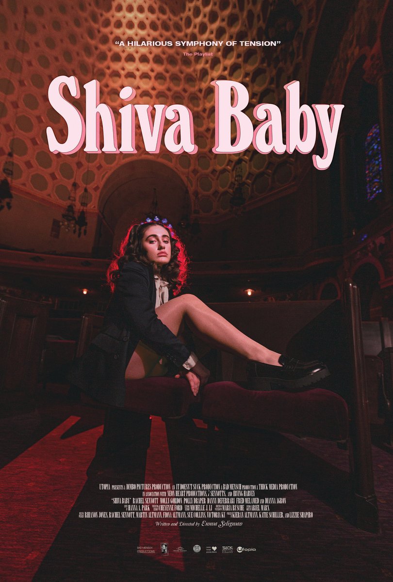 Bask in the glory of Shiva Baby, out THIS Friday in select theaters and on @AppleTV @altavod 🥯🍼🕍 linktr.ee/ShivaBaby