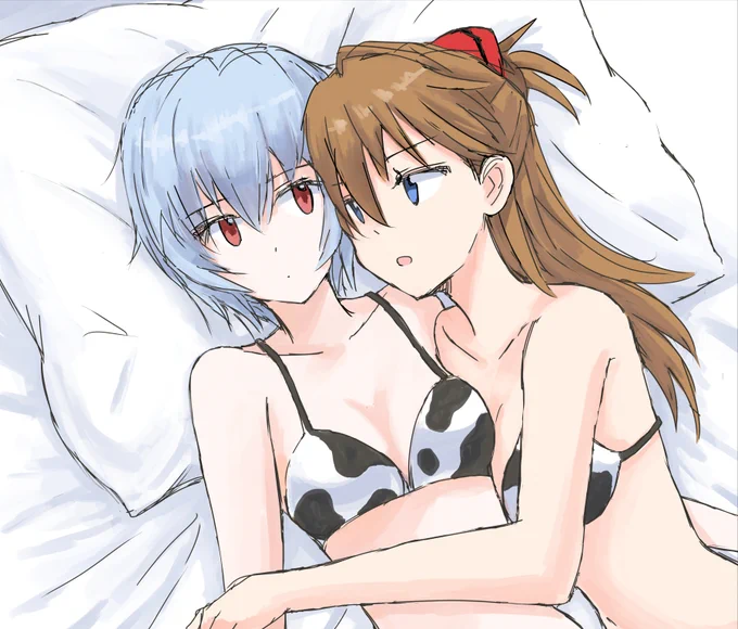 もれなくアスカがついてくるけど誕生日おめでとう(過去絵) 
#綾波レイ生誕祭2021 