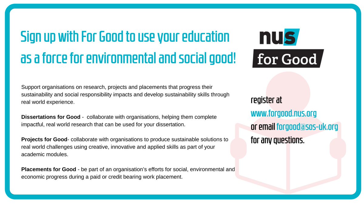 sosukcharity's tweet photo. Are you looking for dissertation projects? Look no further! Register on our For Good platform and browse through opportunities with organisations in the UK and abroad! ➡️ https://t.co/nRmnoL0f5n https://t.co/b48CF8X8QZ