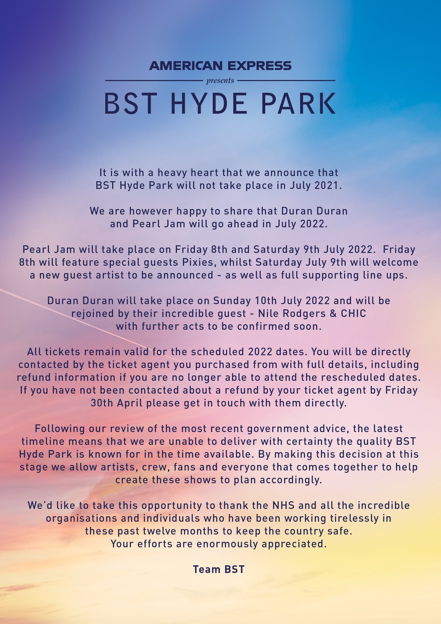 Bst hyde park 2021 deals