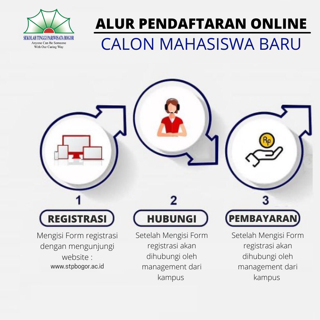 Langkah Menjadi Mahasiswa/i Sekolah Tinggi Pariwisata Bogor 📚

Ikuti tesnya dan jadilah mahasiswa/i STP Bogor 🎓

Semoga Berhasil !!!