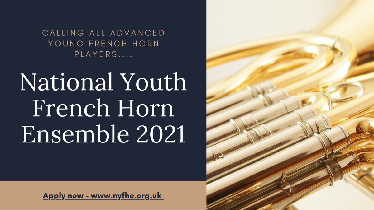 FrenchHornEns's tweet photo. Calling all young horn players...

Applications are now being accepted for this year's ensemble.  

To find out more about the course, the amazing line up of guest players and teachers and how to apply, go to https://t.co/NNAeDeTXIs

#FrenchHorn https://t.co/bt5CiDDNMo