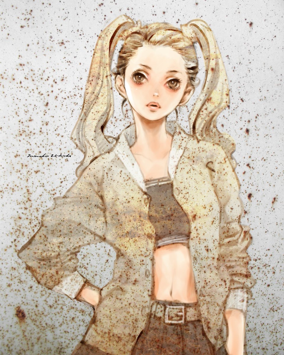 「ツインテール 」|内田美奈子のイラスト