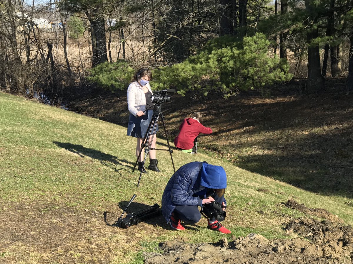 BTBOCES_IP's tweet photo. Students in ⁦@btbocesvideo⁩ Video Production class were shooting for a “Spring Has Sprung” project this morning at ⁦@BroomeBOCES⁩. ⁦@BOCESofNYS⁩ ⁦@McNairBOCES⁩ ⁦@BTCareerTechED⁩ https://t.co/wDHtoV17SA