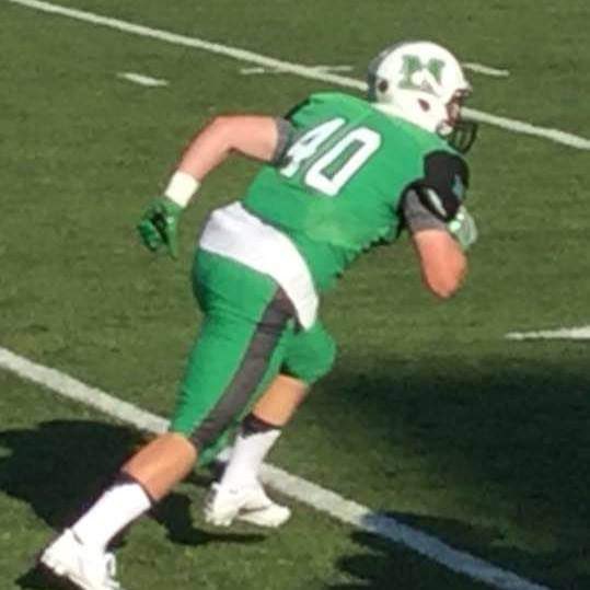 CFB247's tweet photo. Blaine Thompson 
Marshall University, Linebacker 2013-2017 https://t.co/7ZZddqDcuT