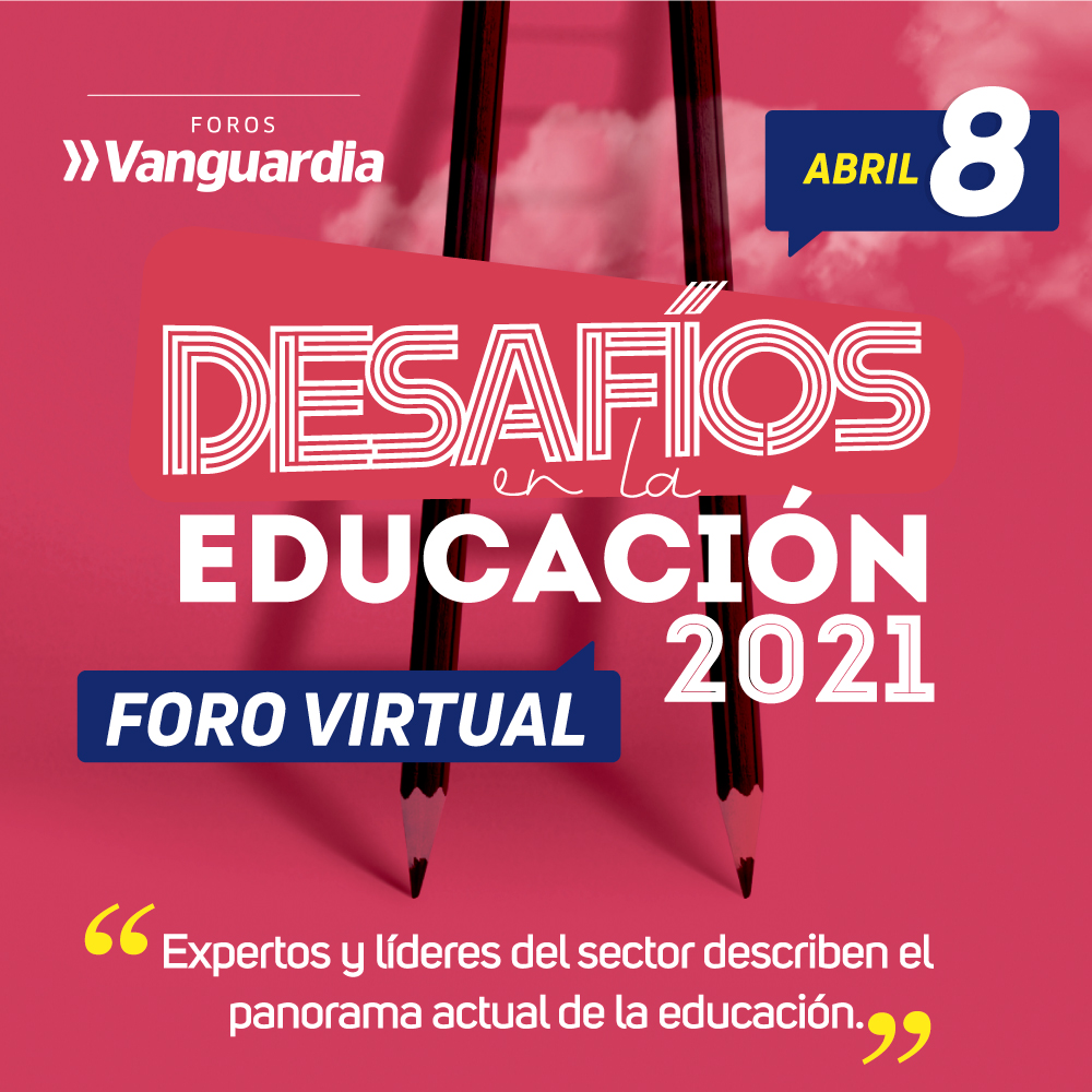 vanguardiacom's tweet image. Expertos y líderes del sector describen la realidad que deja la pandemia en materia educativa.

VANGUARDIA presenta: Foro virtual Desafíos en la educación para el 2021. 

El próximo 8 de abril conéctese a las 2:00 p.m.

Inscripción 👉 bit.ly/3cyq4yX