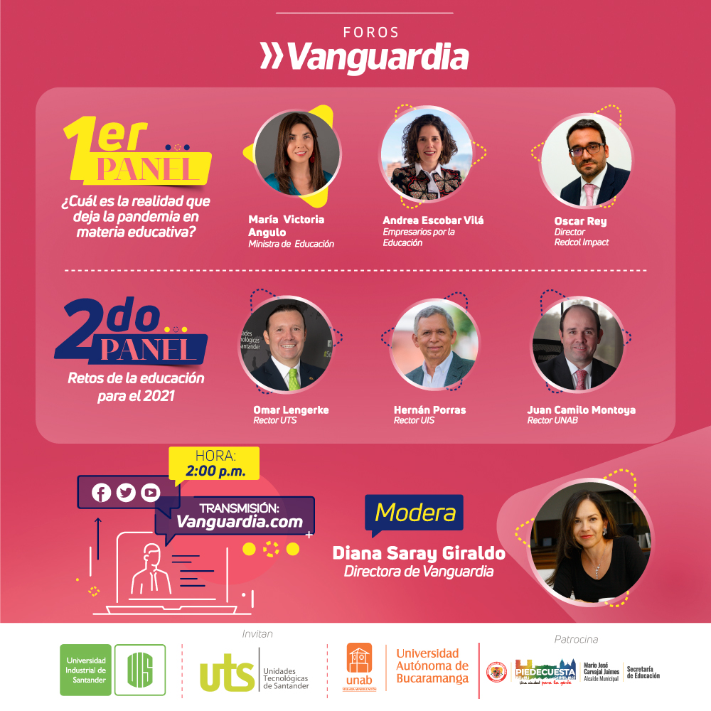 vanguardiacom's tweet image. Expertos y líderes del sector describen la realidad que deja la pandemia en materia educativa.

VANGUARDIA presenta: Foro virtual Desafíos en la educación para el 2021. 

El próximo 8 de abril conéctese a las 2:00 p.m.

Inscripción 👉 bit.ly/3cyq4yX