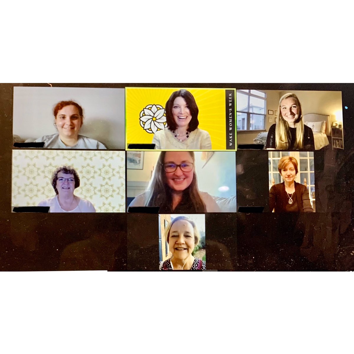 C2CWFU's tweet photo. It was an honor to be included in the programming for Wake Women’s Week! We logged off feeling renewed and hope you did too. @WFUAlumni #WakeWomen #CalltoConversation #wfu https://t.co/KUgmu9xMjr