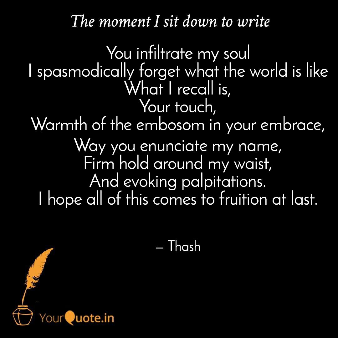 thashneemsunil's tweet image. What thoughts run in your mind when you #sitdowntowrite? Let us know. #musingtime 

Font: Crimson Italic, 13.  #YourQuoteAndMine
Collaborating with YourQuote Baba
 
Read my thoughts on @YourQuoteApp at yourquote.in/thashneem-suni…