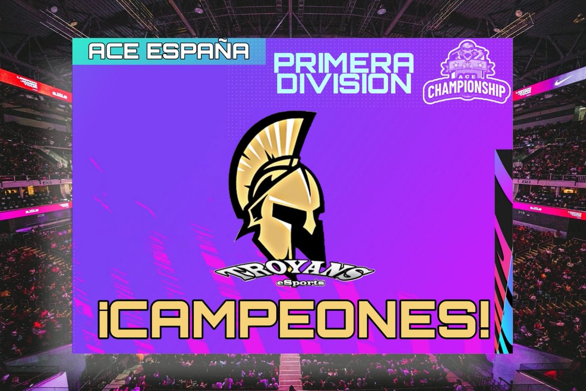 🖤💛SOMOS CAMPEONES DE PRIMERA DIVISIÓN DE <a href="/Ace_espanaa/">ACE España</a> !! 

Muchas felicidades a todo el equipo por la gran temporada y a la organización por la forma de llevar la competición. Es un placer poder participar en esta gran competición y animar a los demás equipos que se animen.