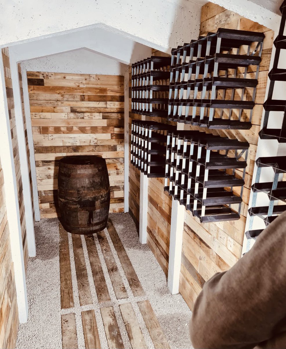 Out with the old and in with the new. Our customer had their old air raid shelter transformed and value engineered as part of their landscaping project. #glowup #costsavings #cheshire #wine #cellar