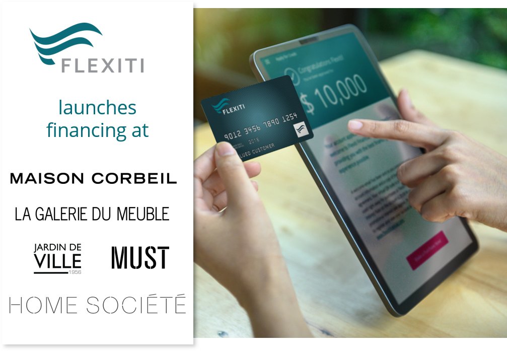 Today we welcome G2MC's group of retailers, including Maison Corbeil, Must, Jardin de Ville, Home Société and La Galerie du Meuble to the Flexiti Network! 
#retailmatters #retail #fintech 

businesswire.com/news/home/2021…