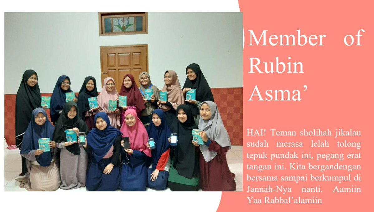 AmaliaQ09's tweet photo. Target Ramadhan bisa khatam dan Mutqin Al-Qur'an bersama teman-teman Asma' 💙 https://t.co/ai6x4kVVO3