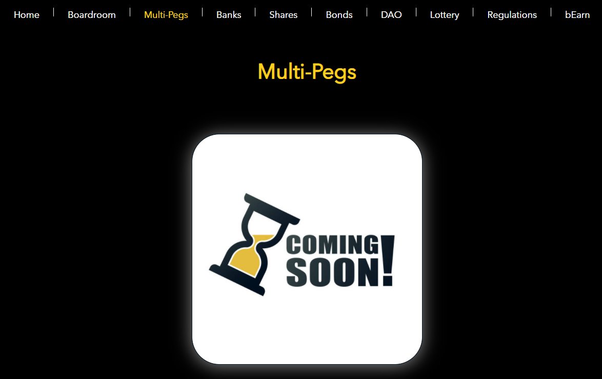Duel_Verse's tweet photo. Hello everyone,
Would you like having experience in a "Multi-Pegs" product ? 😉
#bDollar #MostValuableBuilder #BNB #BSC #MultiPegs #Comingsoon ⏳⏳⏳ https://t.co/3wkW1SFAgN