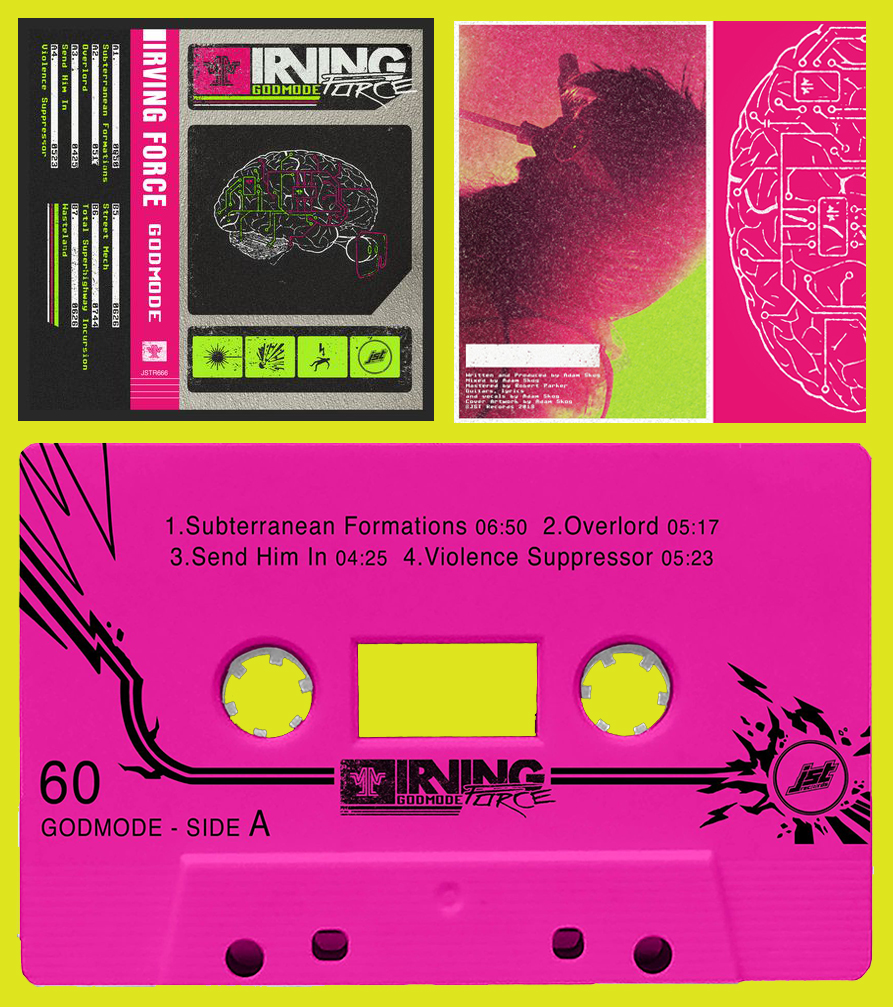 JSTrecords's tweet photo. Something's cooking... @IrvingForce "Godmode" LP cassettes are on the way, stay tuned for more details! Please note that this is just a preview and not the final design...
#synthwave #darksynth #cyberpunk #synthmetal #industrial #metal #electronicmusic #IrvingForce #JSTrecords https://t.co/dOuOIewUqB