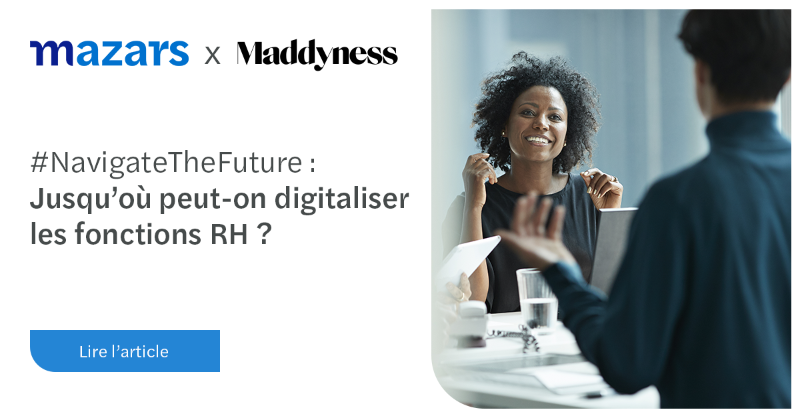 ForvisMazarsFR's tweet photo. [#NavigateTheFuture par Mazars x @bymaddyness] « Grâce aux #technologies, les fonctions #RH ont la possibilité d’allouer davantage de temps aux aspects les plus humains de leur métier, au bénéfice de la qualité de la relation et de la qualité de service. » Par @CozMathilde. ⬇️