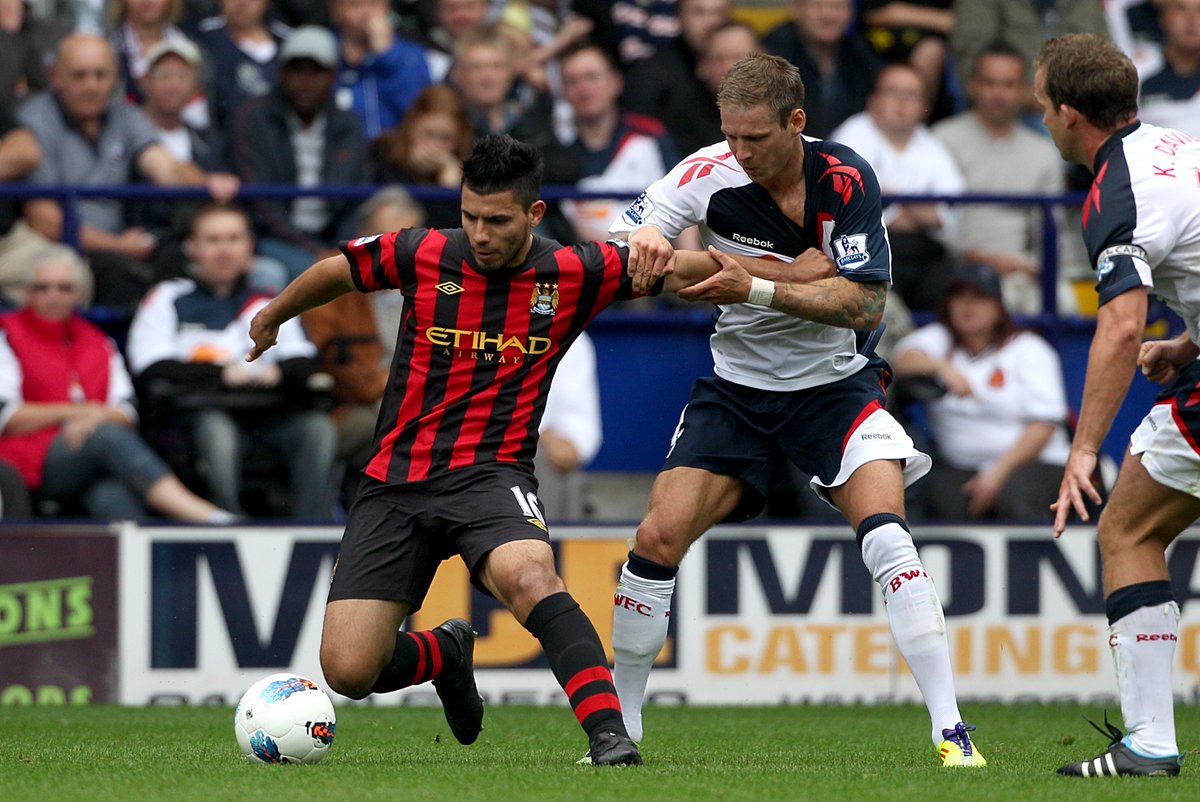 Sergio Aguero has scored against 32 of the 33 sides he has faced in his Premier League career.

The one he team he didn't score against... Bolton Wanderers F.C.