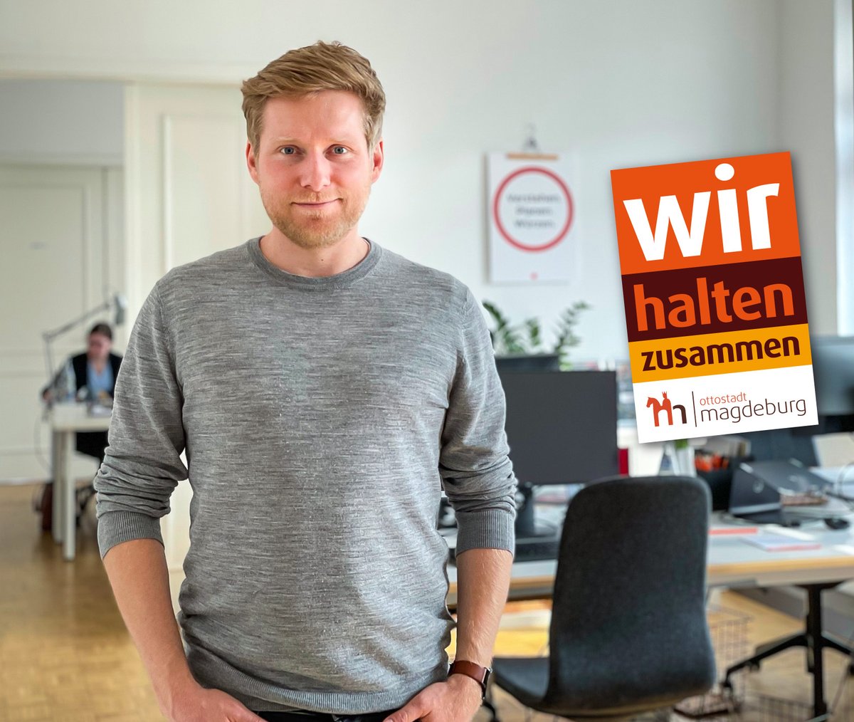 StadtmarketingM's tweet photo. Bei @fp_eventplanung stehen auch in diesen Jahr unter anderem auch wieder die drei großen Events wie die Firmenstaffel, die Cycle-Tour und das Hierbleiben Jobevent auf dem Plan. #otto #ottostadt #magdeburg #stadtmarketingmagdeburg #freshpepper #firmenstaffel #wirhaltenzusammen https://t.co/PfcWMaqZFI