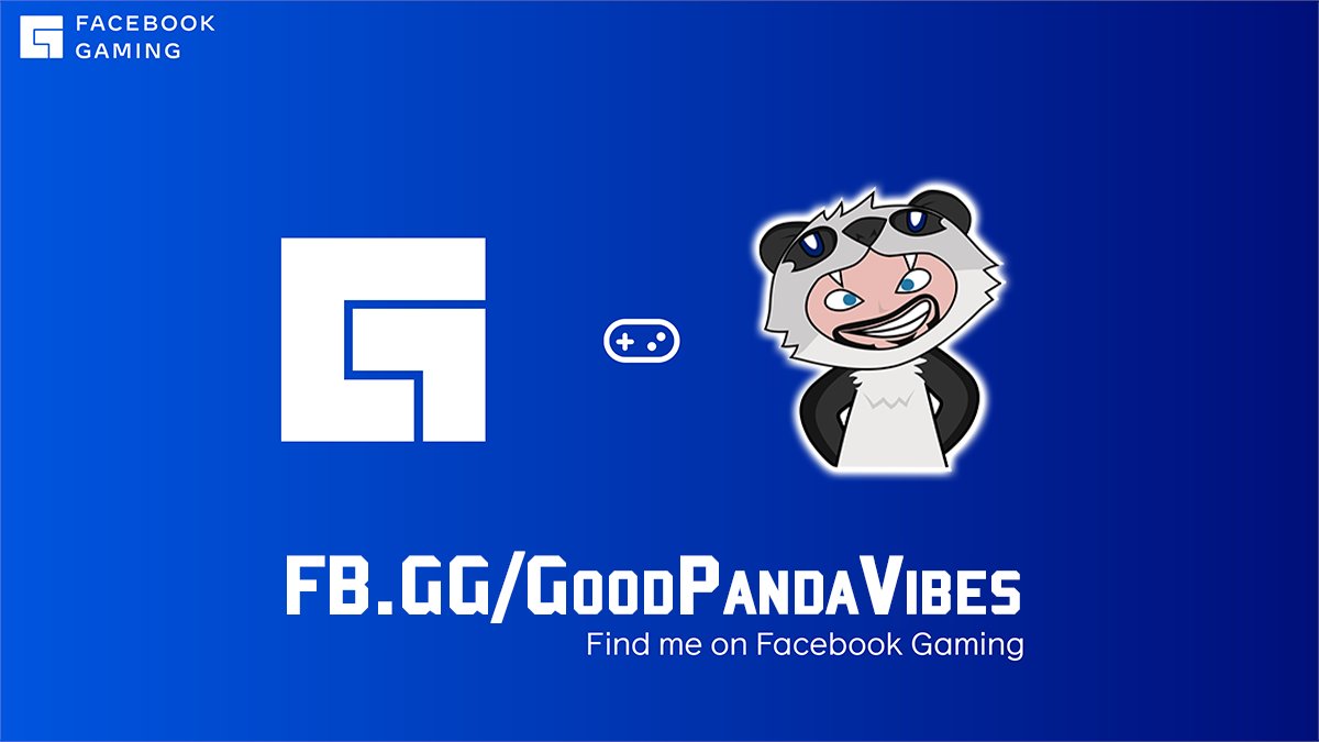 GoodPandaVibes's tweet photo. I want to officially announce that i am going to be staying on Facebook Gaming ... and going to playing the games that I want when I want ... because this is what makes me happy in the streaming / content world.  @Facebook @FacebookGaming 

https://t.co/QfU9phUQNK https://t.co/TO9ee3Iu48