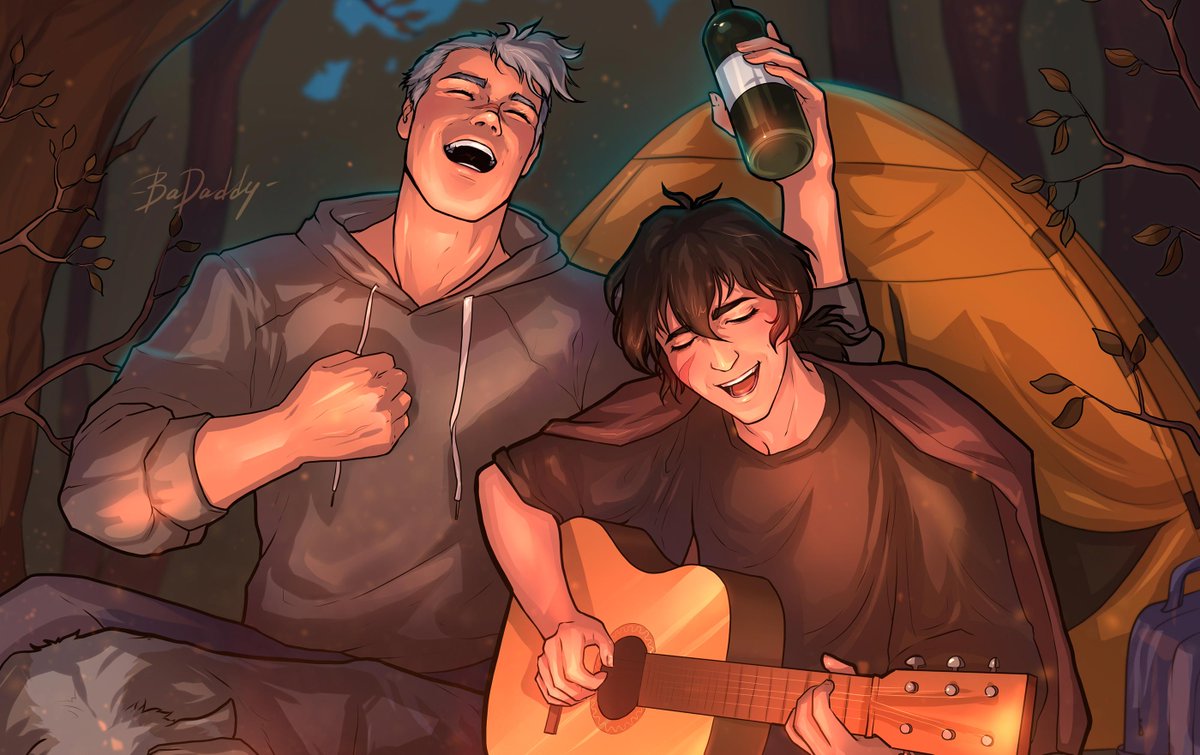 BaDaddy6's tweet photo. one of my favorite arts on the Sheith Calendar 2021🍂
#sheith #voltron #VoltronLegendaryDefender https://t.co/ZicEIqLZil
