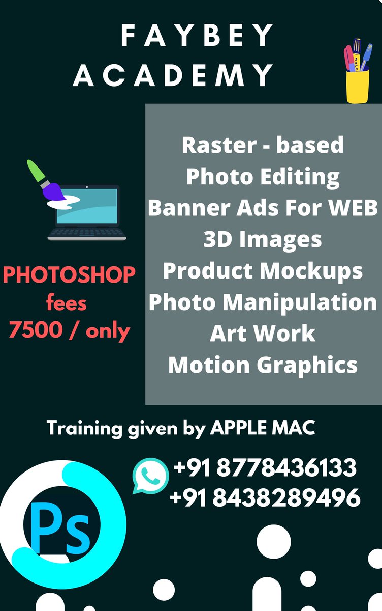v4everdigital's tweet photo. learn photoshop in
Faybey Academy
@faybeyA

#photoshoptutorial #photoshopclass #photoshopediting
#photoshop https://t.co/GG8ml9zkIj