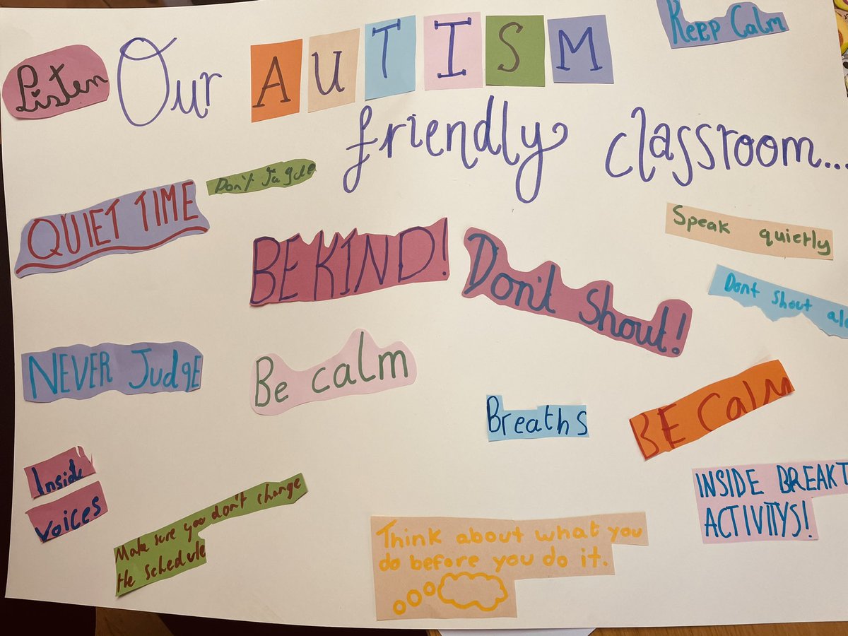 Such thoughtful, kind people in this school. It’s good to be different! 😻#WorldAutismAwarenessWeek <a href="/StroudGreenSch/">Stroud Green</a> <a href="/HaringeyEduc/">Haringey Education Partnership</a>