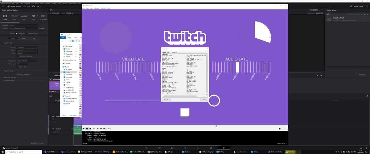 LordVouk's tweet image. Some success - Exported ProRes with #DaVinciResolve But I'm still working on it ... #voukoder