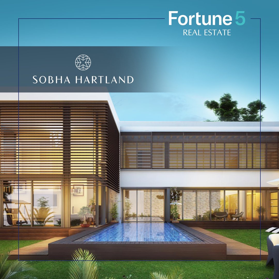 Fortune5RE's tweet photo. Sobha Hartland by #SobhaRealty spans over an impressive 8 million square feet and ticks all the boxes when it comes to luxurious living:
✔️Modern designs 
✔️State of the art finishes 
✔️An array of amenities 
✔️Brilliant location https://t.co/f84SObivqx