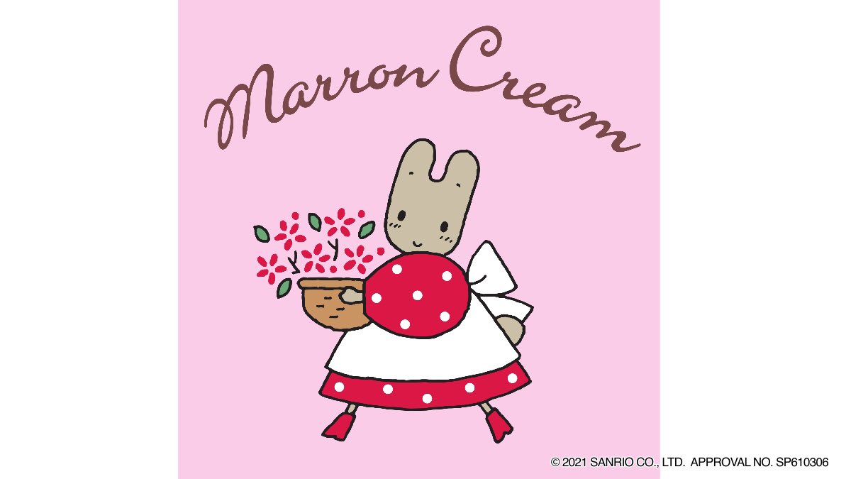 サンリオ展ニッポンのカワイイ文化60年史 公式 パリで生まれたウサギ の女のコ マロンクリーム リセエンヌブームまっさかりの1987年にサンリオキャラクター大賞で1位となりました サンリオ展 カワイイをお届け Sanrio マロンクリーム Marroncream