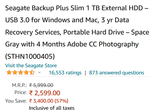 jaykadiam's tweet photo. Hey @amazon , I have a query, I selected an item STHN1000405 with price ₹ 2,599.00 and I added the item to the cart, got "Added item to cart", when I went to the cart to checkout, there is no item. When I came back to the item, the price increased to ₹ 3,899.00.

What I do? https://t.co/tJ8j3qgBjP