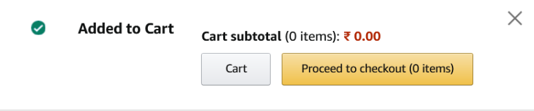 jaykadiam's tweet photo. Hey @amazon , I have a query, I selected an item STHN1000405 with price ₹ 2,599.00 and I added the item to the cart, got "Added item to cart", when I went to the cart to checkout, there is no item. When I came back to the item, the price increased to ₹ 3,899.00.

What I do? https://t.co/tJ8j3qgBjP