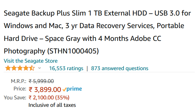 jaykadiam's tweet photo. Hey @amazon , I have a query, I selected an item STHN1000405 with price ₹ 2,599.00 and I added the item to the cart, got "Added item to cart", when I went to the cart to checkout, there is no item. When I came back to the item, the price increased to ₹ 3,899.00.

What I do? https://t.co/tJ8j3qgBjP