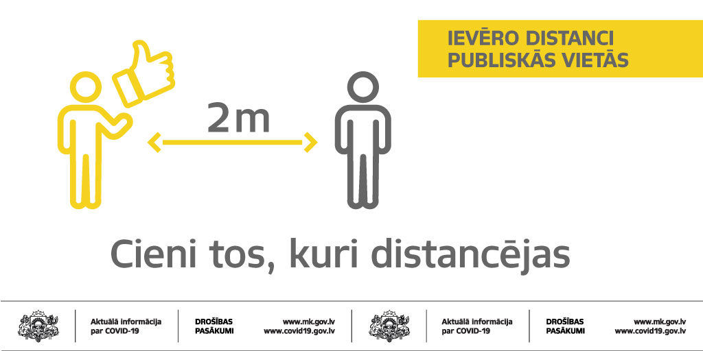Brivibas36's tweet photo. Ne tagad, ne svētkos nedodies ciemos un neuzņem viesus. Neaizmirsti par distancēšanos arī publiskās vietās. Dodoties ārpus mājas, vienmēr telpās lieto masku un ievēro 2m distanci no citiem. Dezinficē vai mazgā rokas pirms un pēc virsmu aizskaršanas publiskā telpā. ⚠ https://t.co/mzVSoV73qg