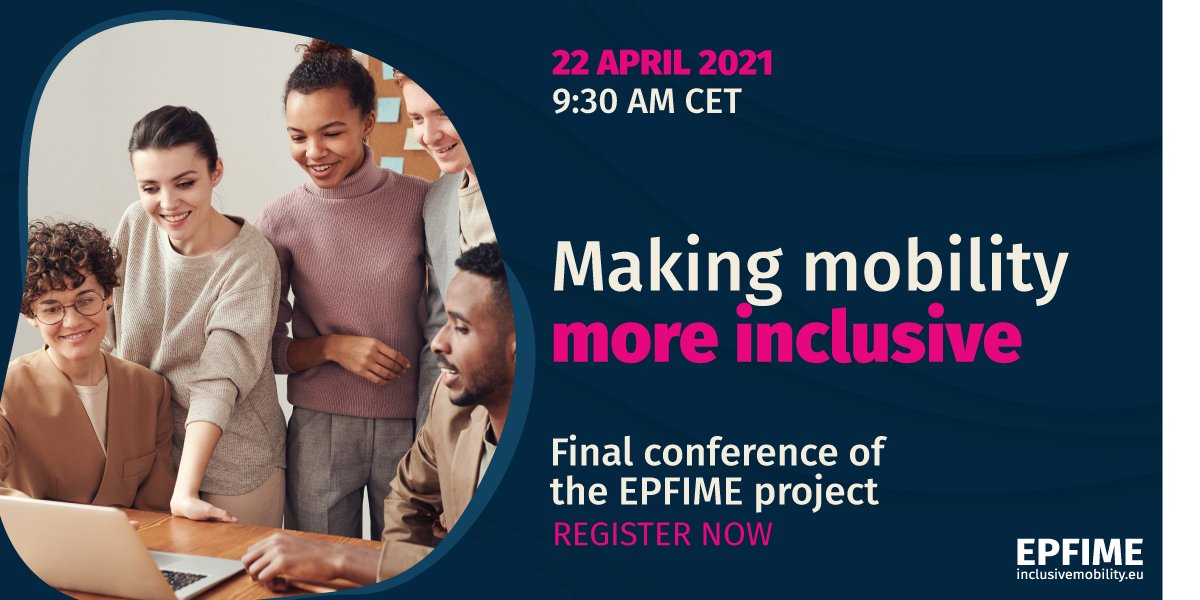 aheadireland's tweet photo. The #EPFIME Final Conference “Making mobility programmes more inclusive for students w/ disabilities” will take place on April 22nd, 09:30 CET. 🙋♀️ Join us for the launch of the https://t.co/4RBBjUOWkw platform and tools!
Register now ➡️ https://t.co/e8EqbMKNnk
#InclusiveMobility https://t.co/lk5laogsw8