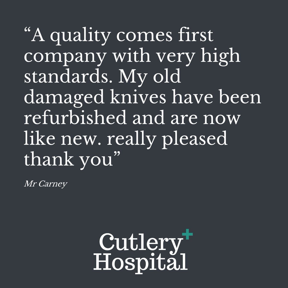 HospitalCutlery's tweet photo. We love receiving feedback from our customers ⭐⭐⭐⭐⭐

Have you had any cutlery or silverware repaired by us?

Don't forget to leave us a review on Trustpilot: https://t.co/bG0JpSifcQ

#cutlery #silverware #cutleryhospital #review #feedback #happycustomer #repair #restoration https://t.co/BlbkaVqyrD
