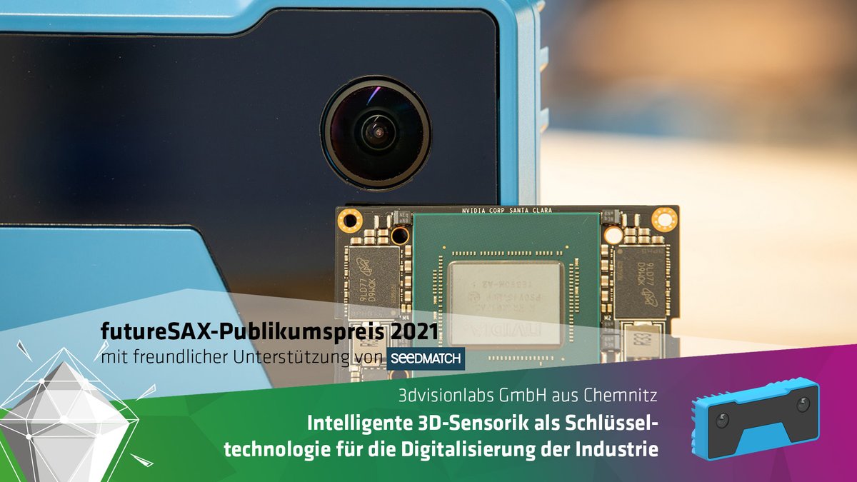 futureSAX's tweet photo. Beim futureSAX-Publikumspreis 2021 haben uns in der Kategorie Mess-/Verfahrenstechnik/Sensorik 3 Bewerbungen erreicht: #BRICK4U, @3dvisionlabs und #Flexora
❤ Küren Sie bis zum 30. Mai 2021 den "Sieger der Herzen": https://t.co/wRGsL5VgpP #InnovationmadeinSaxony https://t.co/0bLWygItzc
