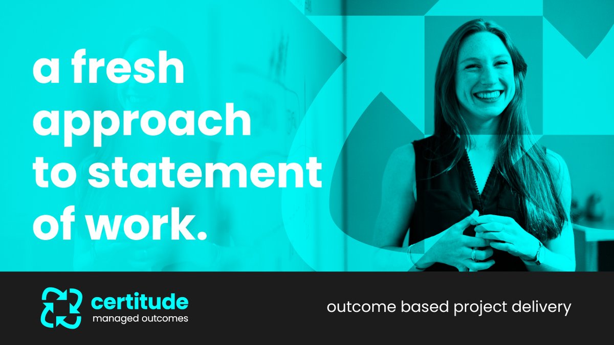 HeadMedical's tweet photo. We’re proud to share the launch of Certitude Managed Outcomes from @TaranataG - a fresh approach to #statementofwork and outcome-based project delivery, backed by our talent & technology collaboration with @SharktowerApp
Discover Certitude for yourself: https://t.co/9z8brhSdEN https://t.co/OlWY1eKcAu