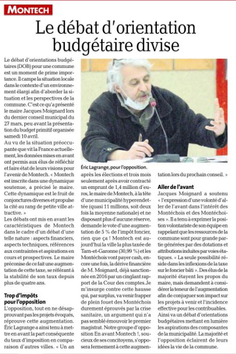 Eric Lagrange - Liste En Avant Montech ! tweet media