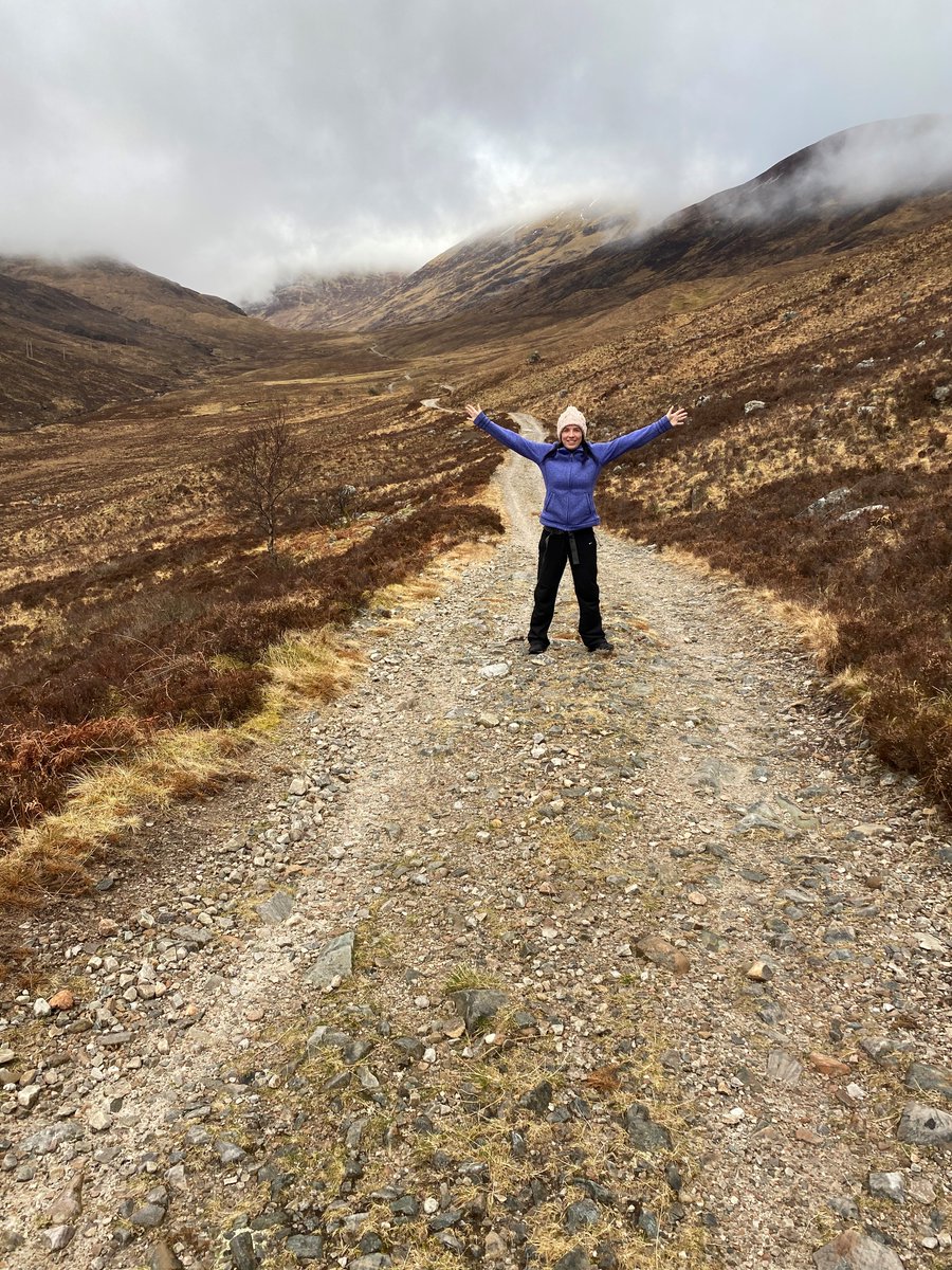 Simone_ENABLE's tweet photo. Walking the last part of the West Highland Way from Kinlochleven to Fort William last weekend (14 miles) was a great way to start my Annual Leave๐ถโโ๏ธ๐@TheKiltwalk @ENABLEScotland #TeamEnableworks #Allinhighlands https://t.co/IpqGEn9W5b
