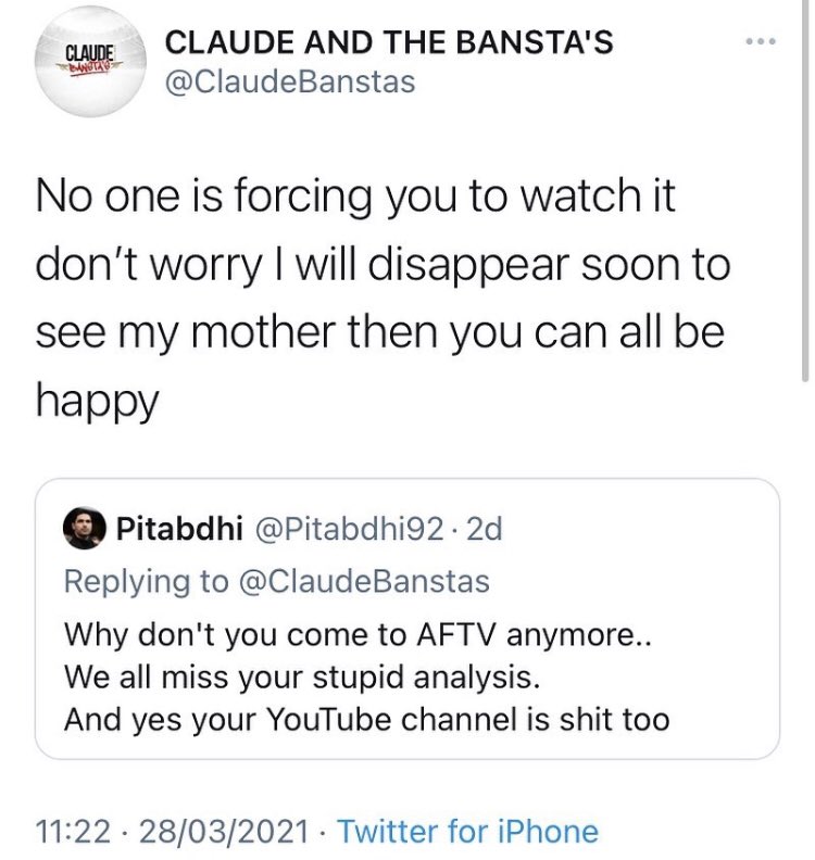CFCBailey4's tweet photo. @ClaudeBanstas men’s mental health needs to be taken more seriously 🙏🏻 https://t.co/uWEd5zUH3O