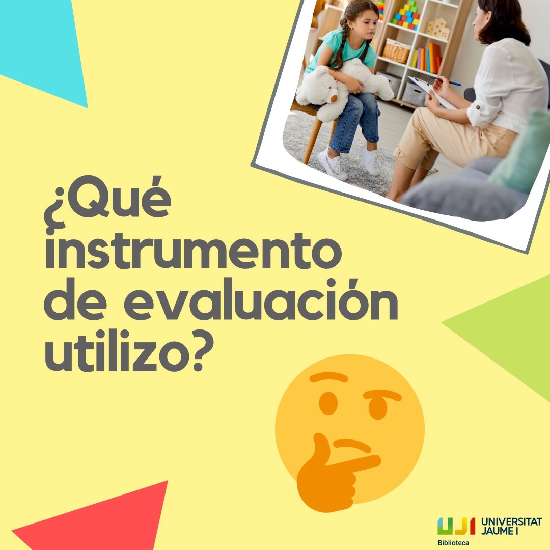 BibliotecaUJI's tweet photo. Escollir un instrument d’avaluació no és fàcil. Aquest vídeo realitzat pel professorat de psicologia us ajudarà en aquesta tasca:
https://t.co/ZVaYzIA04I
@UJIuniversitat
@ConsellUJI
@AlumniSAUJI
@fcs_UJI
#SomUJI
#labibliotecaUJIambtu
#EstudiantatUJI
#Docimoteca https://t.co/WR1T6dxcE8