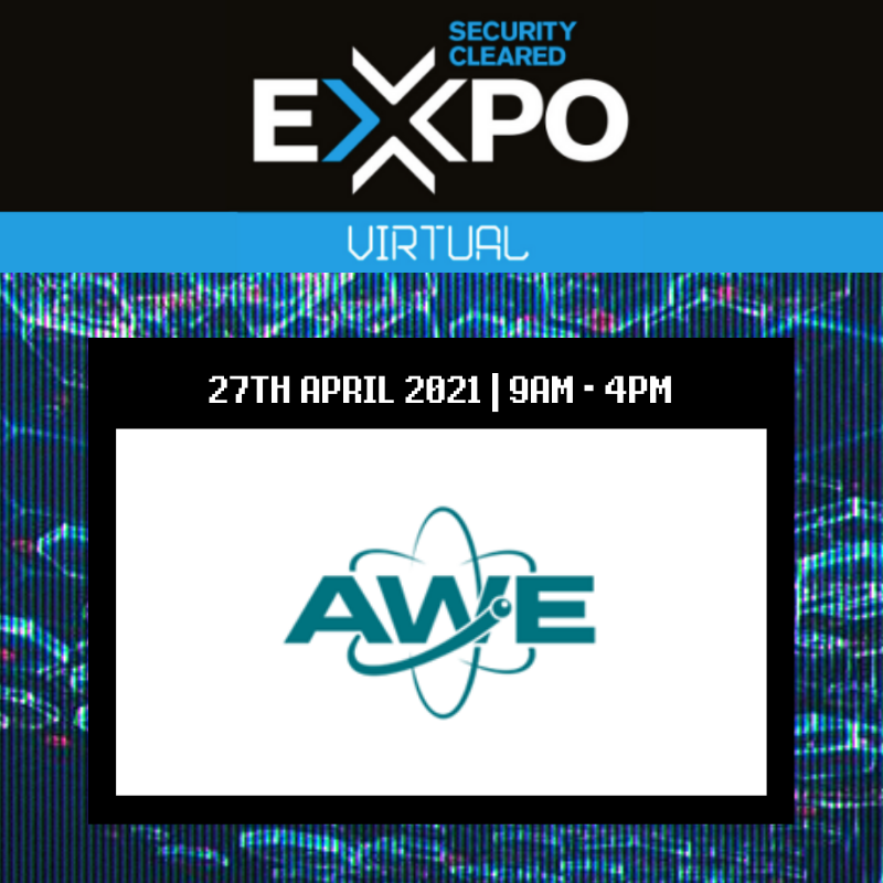 SecurityCleared's tweet photo. ⭐ EXHIBITOR ANNOUNCEMENT ⭐

@AWE_plc  will be exhibiting at the Security Cleared EXPO - Virtual. Sign up now: https://t.co/tsHWz7LHM5 https://t.co/4vm4QiB6nX